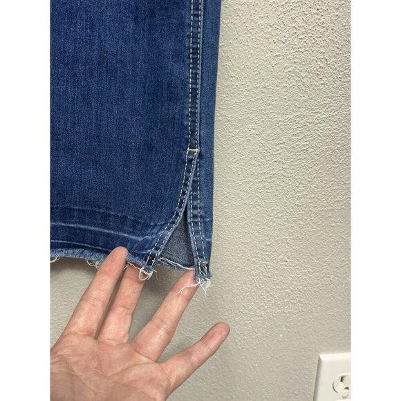 KanCan Jeans Womens 9/28 Tall Long Blue Flare Bootcut Mid Rise Denim (28x33) - Picture 6 of 9